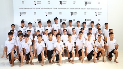 36 thí sinh trúng tuyển khoá 2 của Học viện Juventus Việt Nam